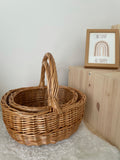 Willow Baskets with Handle / Shopping Wicker Basket