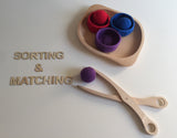 Crochet Bowls with Matching Balls Set