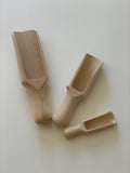 Wooden scoops