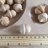 Wooden Acorns - set of 10
