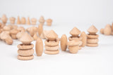 Wooden treasures natural set - 120pcs