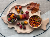 Carla’s Treasure Autumn Wooden Acorns / Set of 10