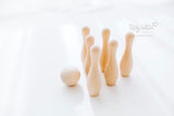 Wooden Skittles / Bowling play set