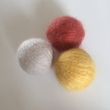 Wool balls 5cmD / Set of 3