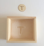 Wooden tray / open box