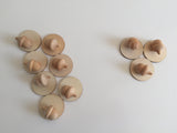 Wooden Acorns - set of 10