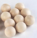 Beechwood Ball 50mmD - 1 piece