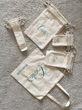 Organic cotton drawstring bag