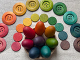 Carla’s Treasure Rainbow Wooden Eggs
