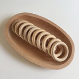 Wooden rings 50mmD