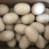 Wooden eggs - Set of 6 / Outlet
