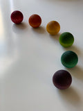 Carla’s Treasure Rainbow Wooden Balls  - Set of 6