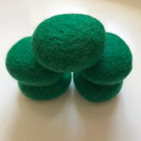 Felted pebbles