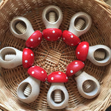 Wooden red nut cracker / 1 piece  - Outlet/Clearance