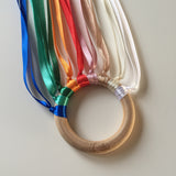 Sensory Ribbon Ring / Spring - Summer themed Hand Kite