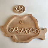 Carla’s Treasure Wooden Small Rings / Set of 10