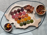 Carla’s Treasure Autumnal Counters / Organic Wood Coins / Loose Parts