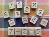 Math Symbol Cube Set