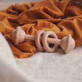 Montessori Wooden Baby Rattle 3