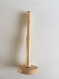 Natural wooden kitchen towel roll holder / DYI stacking toy 4