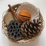 “Sense of smell and touch” sensory basket