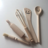 Mother’s Day Baking Set / wooden kitchen utensils