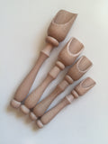 “Efe” wooden scoops / Set of 4