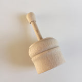 Playdough stamping tool / wooden butter mould
