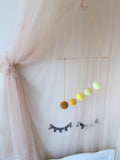 Montessori Gobbi Mobile / Yellow Baby Hanging Mobile