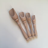 “Efe” wooden scoops / Set of 4