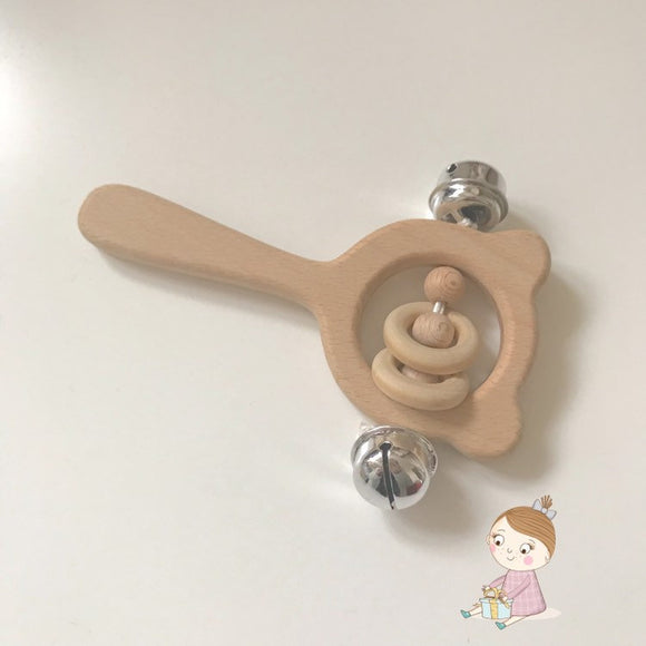 Montessori Baby Rattle with bells