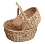 Willow Baskets with Handle / Shopping Wicker Basket