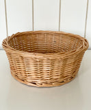Natural Willow Basket 24cmD