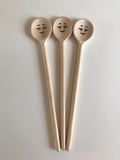 Little Miss Pretty - Large Wooden Spoon 30cm