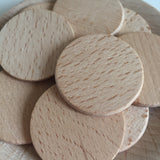 Organic Wood Coins / Counters