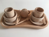 Wooden tea set / wooden toy play set