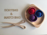 Crochet Bowls with Matching Balls Set