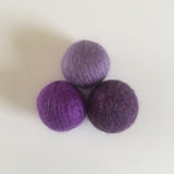 Wool balls 5cmD / Set of 3