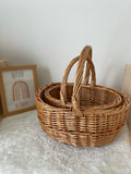 Willow Baskets with Handle / Shopping Wicker Basket