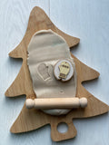 Handmade Christmas / Winter playdough stamps