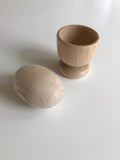 Individual Wooden Egg Cup
