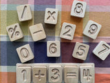 Math Symbol Cube Set