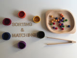 Matching and Sorting Crochet Activity Set 7