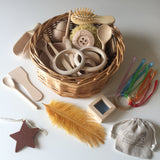 Carla's Treasure Basket - 25 sensory-rich objects