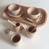 Wooden tea set / wooden toy play set