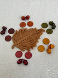 Carla’s Treasure Autumnal Counters / Organic Wood Coins / Loose Parts