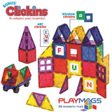 Playmags 150 Piece Set / Super Durable Magnetic Tiles