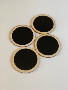 Blackboard / Vinyl Wood Circles