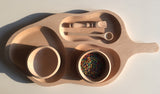 3 Compartments Montessori Tray