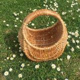Child’s Gondola Basket / Small wicker shopping basket with handle